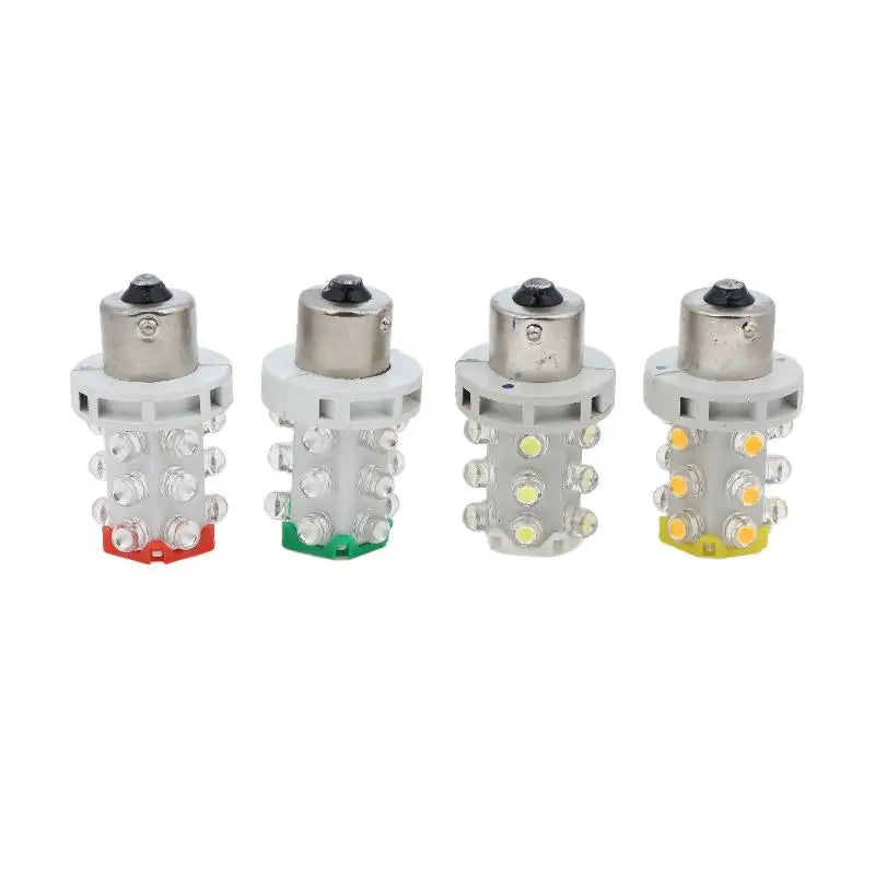 12/24V BA15S LED Signal Indicator Lamp – Red Green Yellow White LED Indicator Lamp Nixie