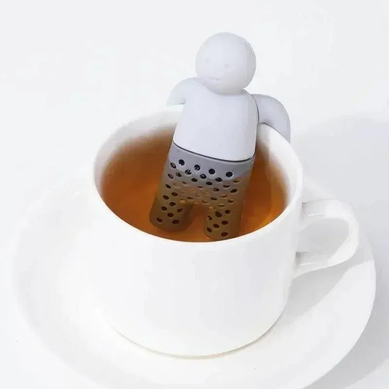 Mr. Tea Man Silicone Tea Infuser – BPA-Free Loose Leaf Filter