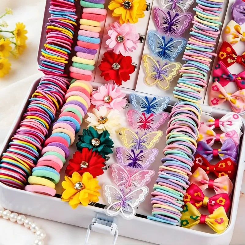 Girls' Sequin Butterfly & Star Hair Clips Set | Nixie BB Clips