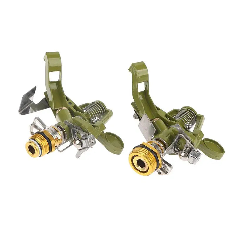 360° Metal Pulsating Sprinkler 1/2 & 3/4 Inch Garden Lawn Garden Sprinkler Nixie