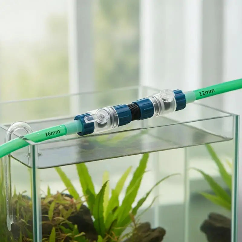 Aquarium Filter Water Valve Connector 12/16/20mm Non-Toxic Aquarium Filter Accessory Nixie