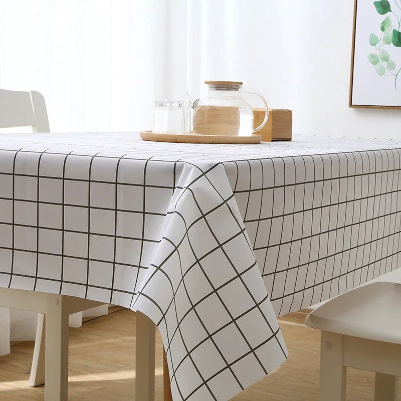 PEVA Waterproof Plaid Tablecloth 137x90cm | Party & Picnic Waterproof Tablecloth Nixie