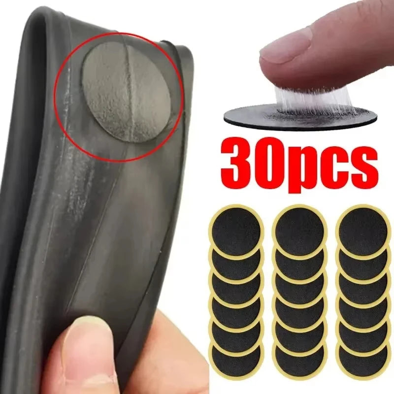 Glue-Free Bicycle Tire Repair Patches – 10, 20 or 30 Pack Bicycle Tire Patches Nixie