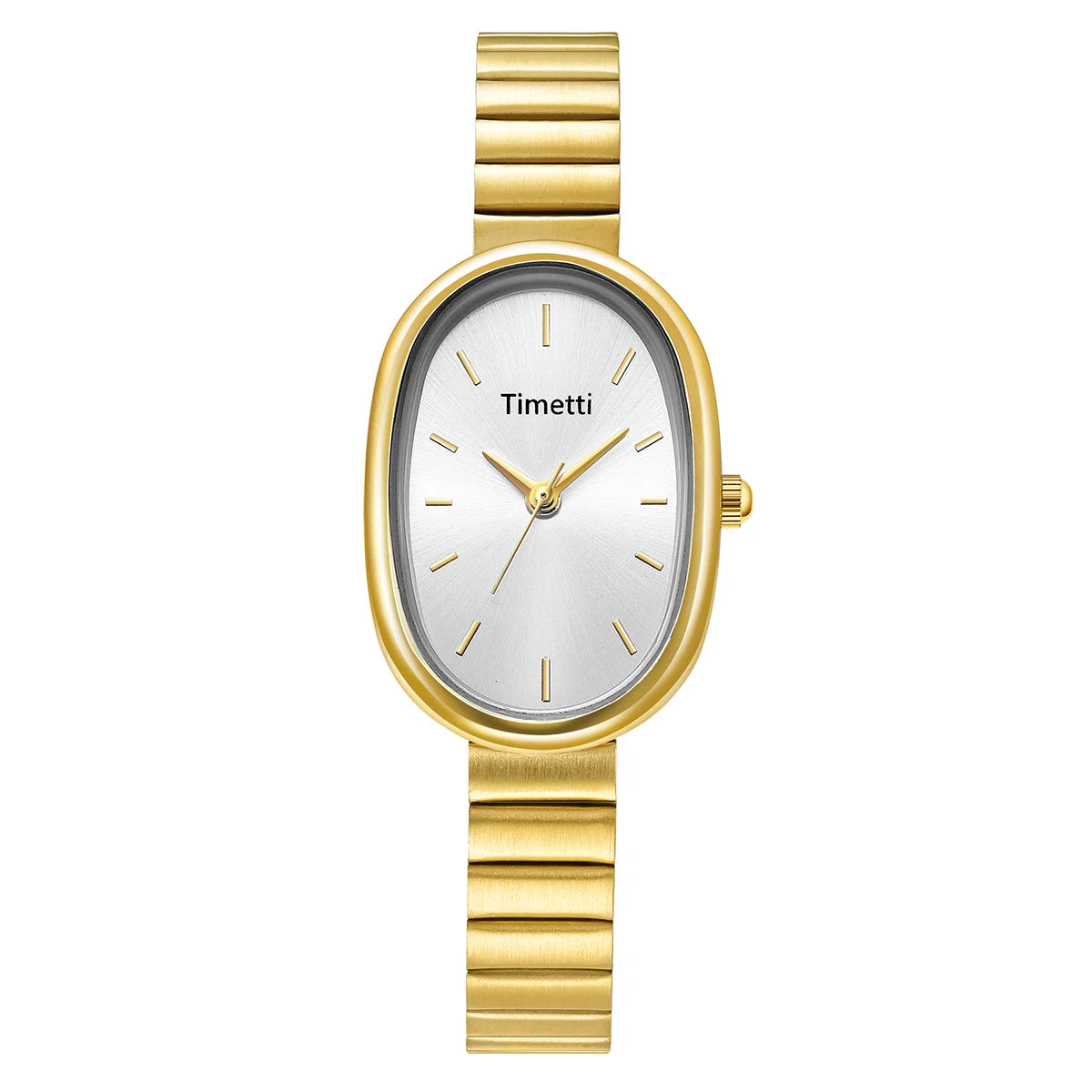 Timetti Women's Roman Numeral Casual Quartz Watch | Alloy Women's Quartz Watch Nixie WHITE