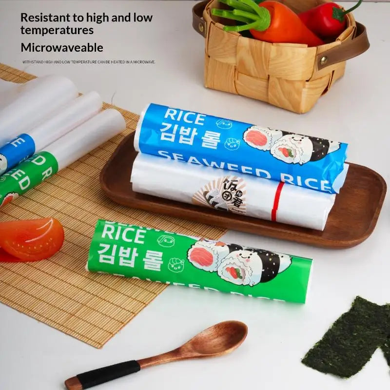 Disposable Sushi Roll Wrapping Bags – Japanese Cartoon 20/100 Pcs Food Packaging Wrap Nixie