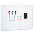 Double-Sided Magnetic Dry Erase Whiteboard 16x12 + Markers Dry Erase Whiteboard Nixie 1set