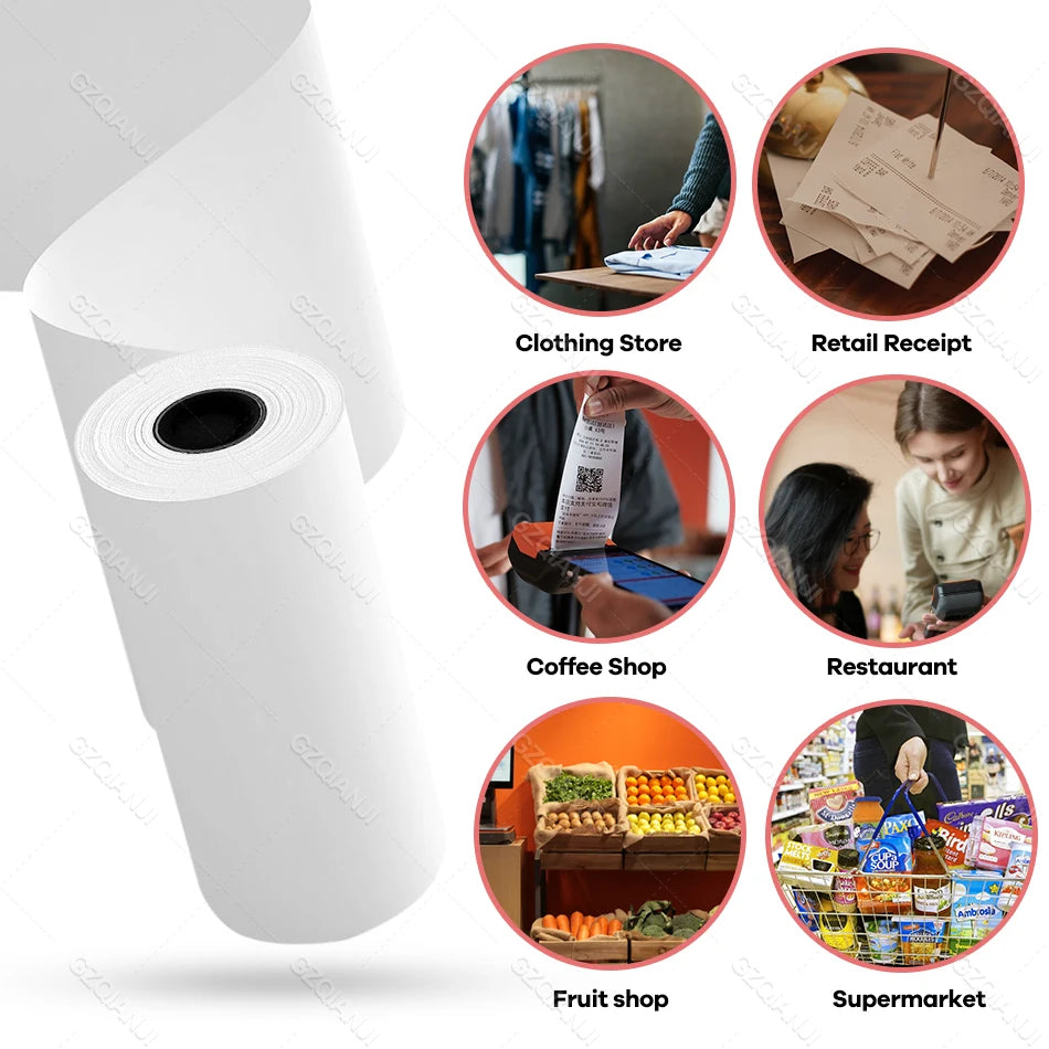 80mm Thermal Receipt Paper Rolls – POS & Desktop Printers Thermal Receipt Paper Nixie