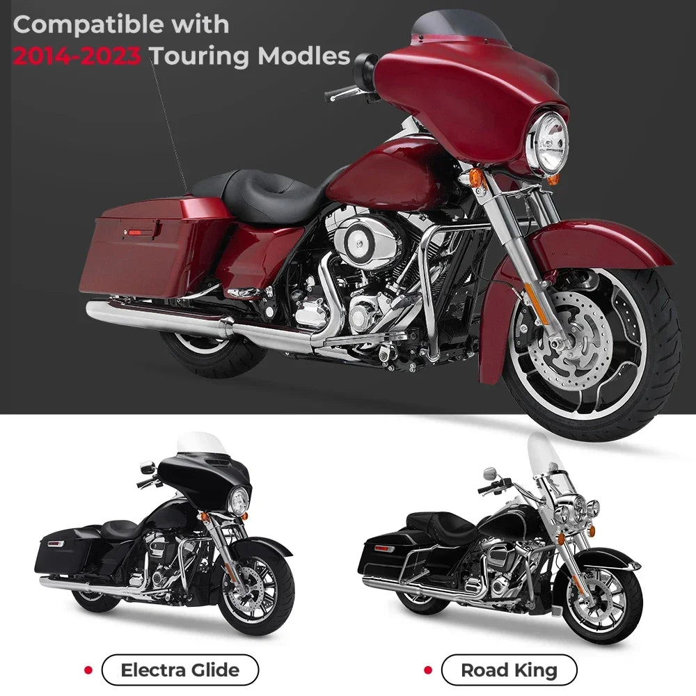 Motorcycle Saddlebag Lid Organizers 2-Pack | 2014-2025 Touring Saddlebag Organizer Nixie