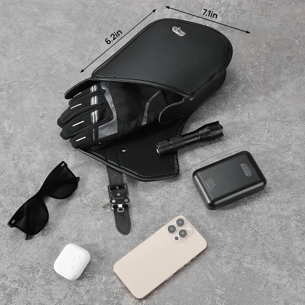Retro PU Leather Motorcycle Saddlebag – Sportster Softail Dyna Motorcycle Saddlebag Nixie