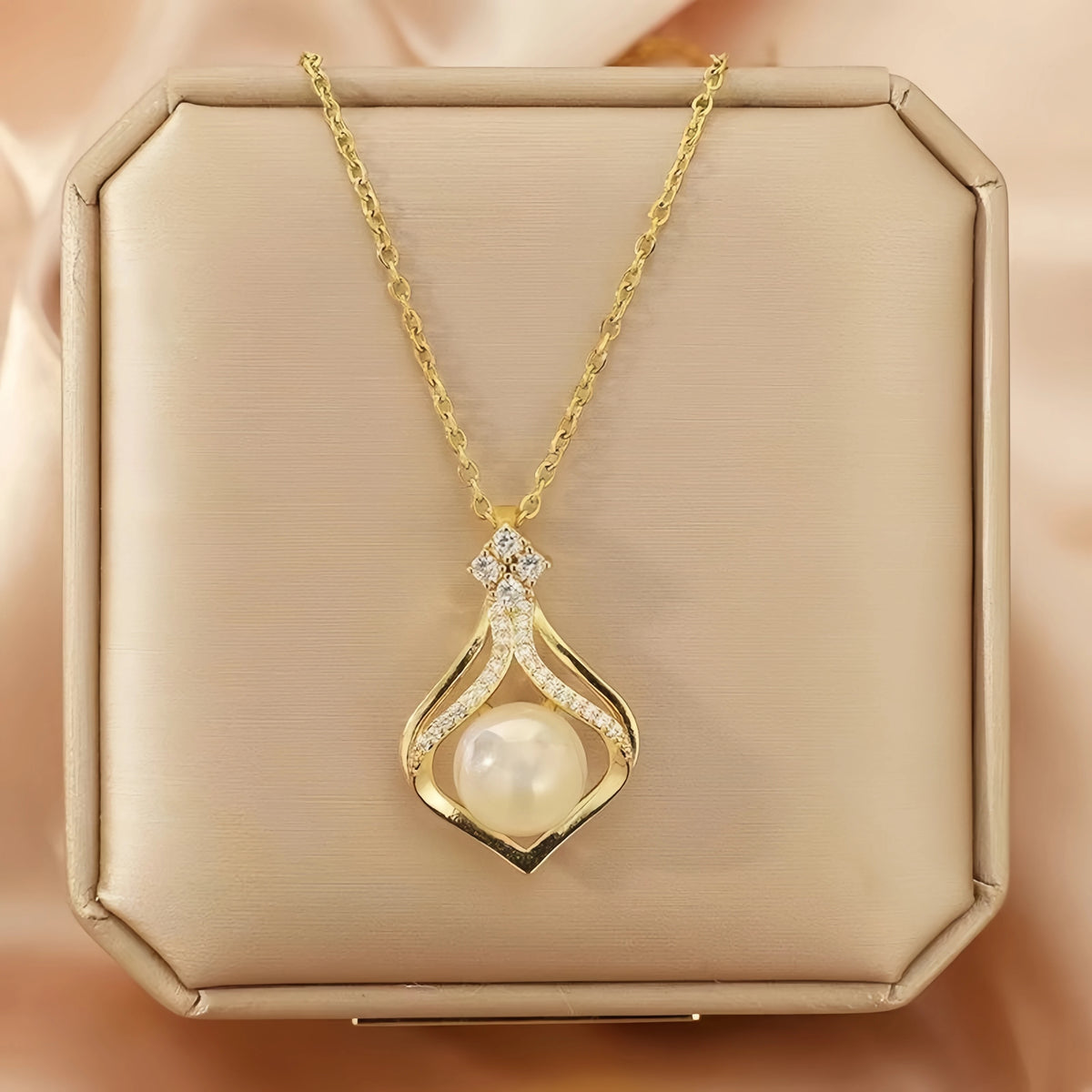 Elegant Mermaid Pendant Necklace | Women's Gold Collarbone Chain Pendant Necklace Nixie