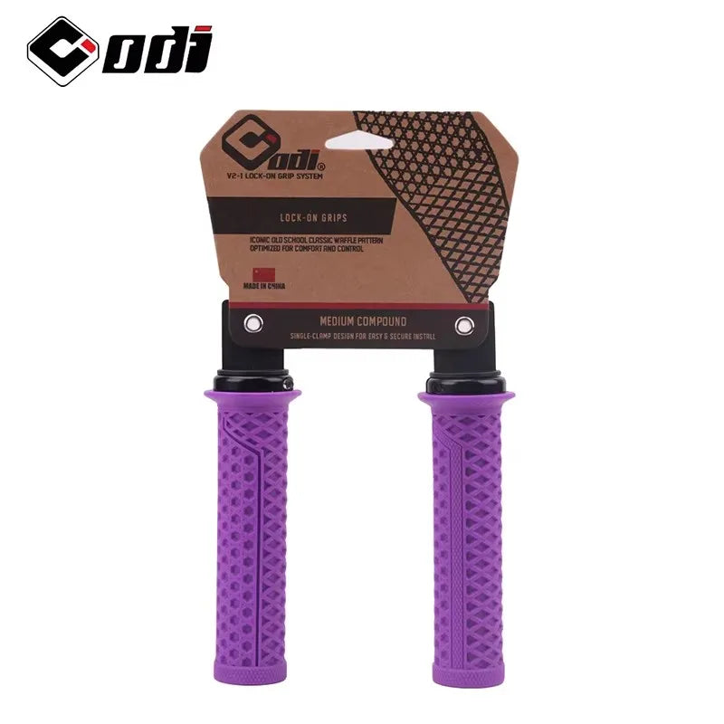 ODI Silicone MTB Bike Handlebar Grips – BMX & Folding Bike Bike Handlebar Grips Nixie VS21-Purple