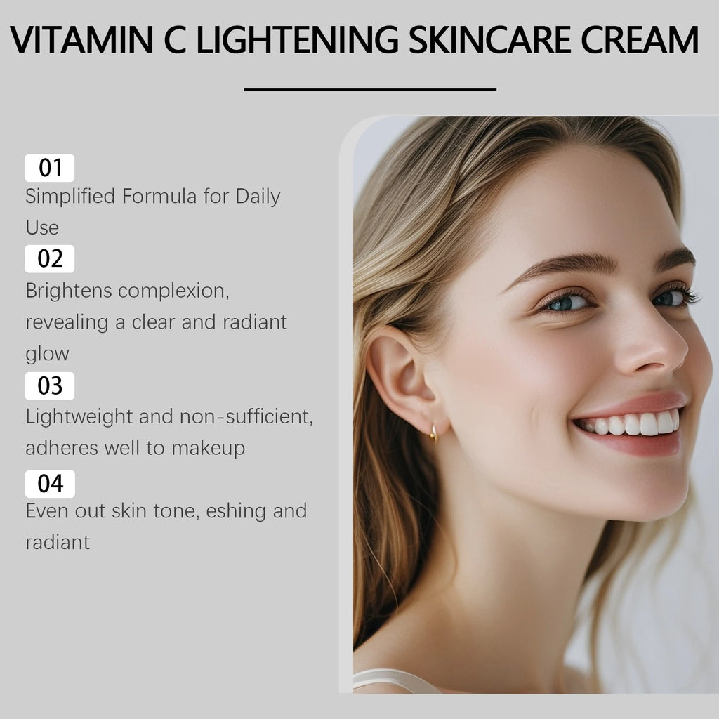 Vitamin C Day & Night Cream – Brightening & Hydrating Facial Brightening Face Cream Nixie