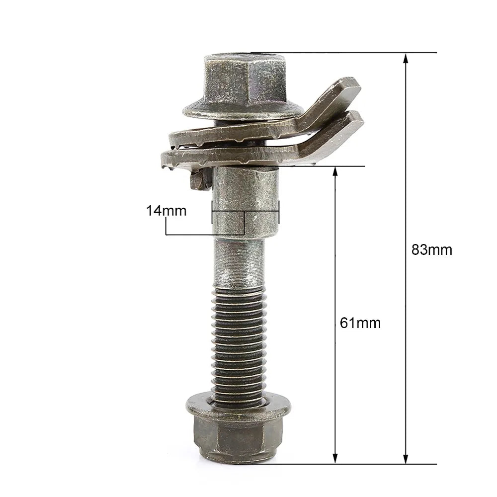 4pcs 14mm Adjustable Cam Bolt Camber Kit – Wheel Alignment