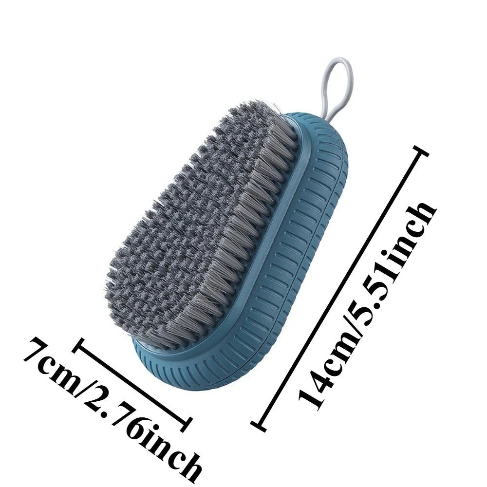Soft Bristle Multifunctional Cleaning Brush – Shoe & Laundry