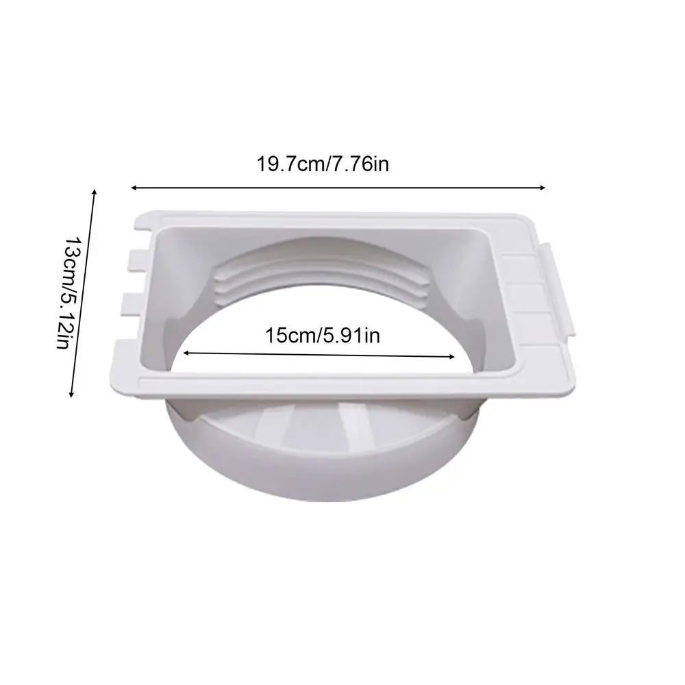 ABS Exhaust Pipe Connector for Portable Air Conditioners AC Hose Connector Nixie B