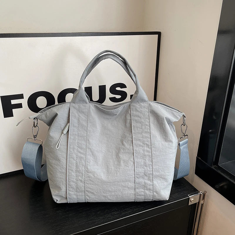 Japanese Minimalist Large Canvas Tote Bag for Women 2025 Canvas Tote Bag Nixie