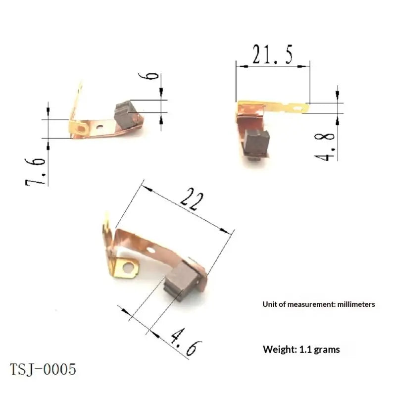 DC Motor Carbon Brush Holders for 775 Electric Drills (2/6/10 Pcs) Motor Brush Holders Nixie