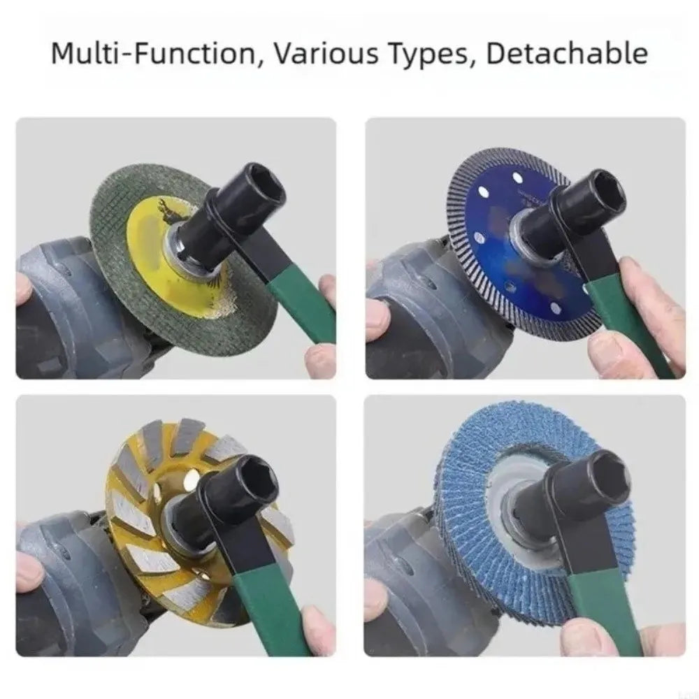 2-in-1 Angle Grinder Wrench Quick Release Four-Jaw Tool
