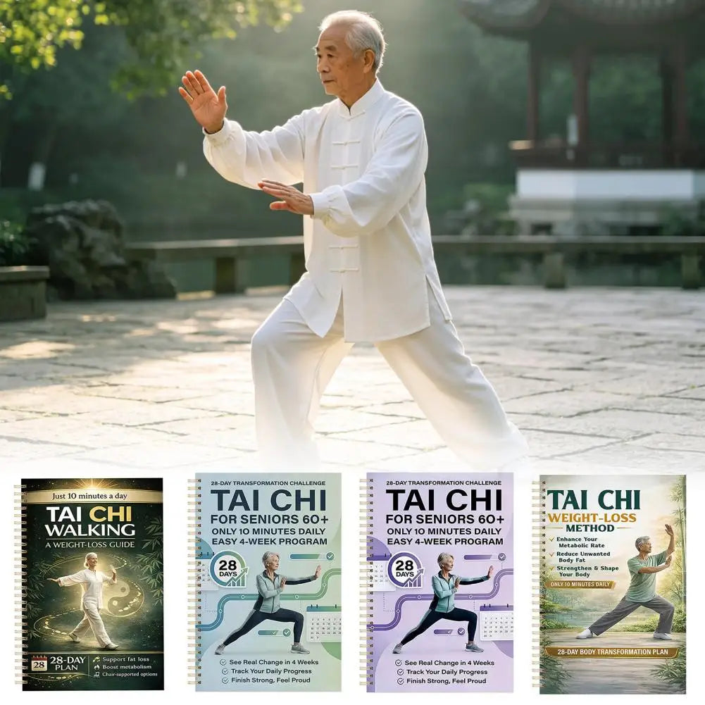 28-Day Tai Chi Practice Planner for Seniors & Beginners
