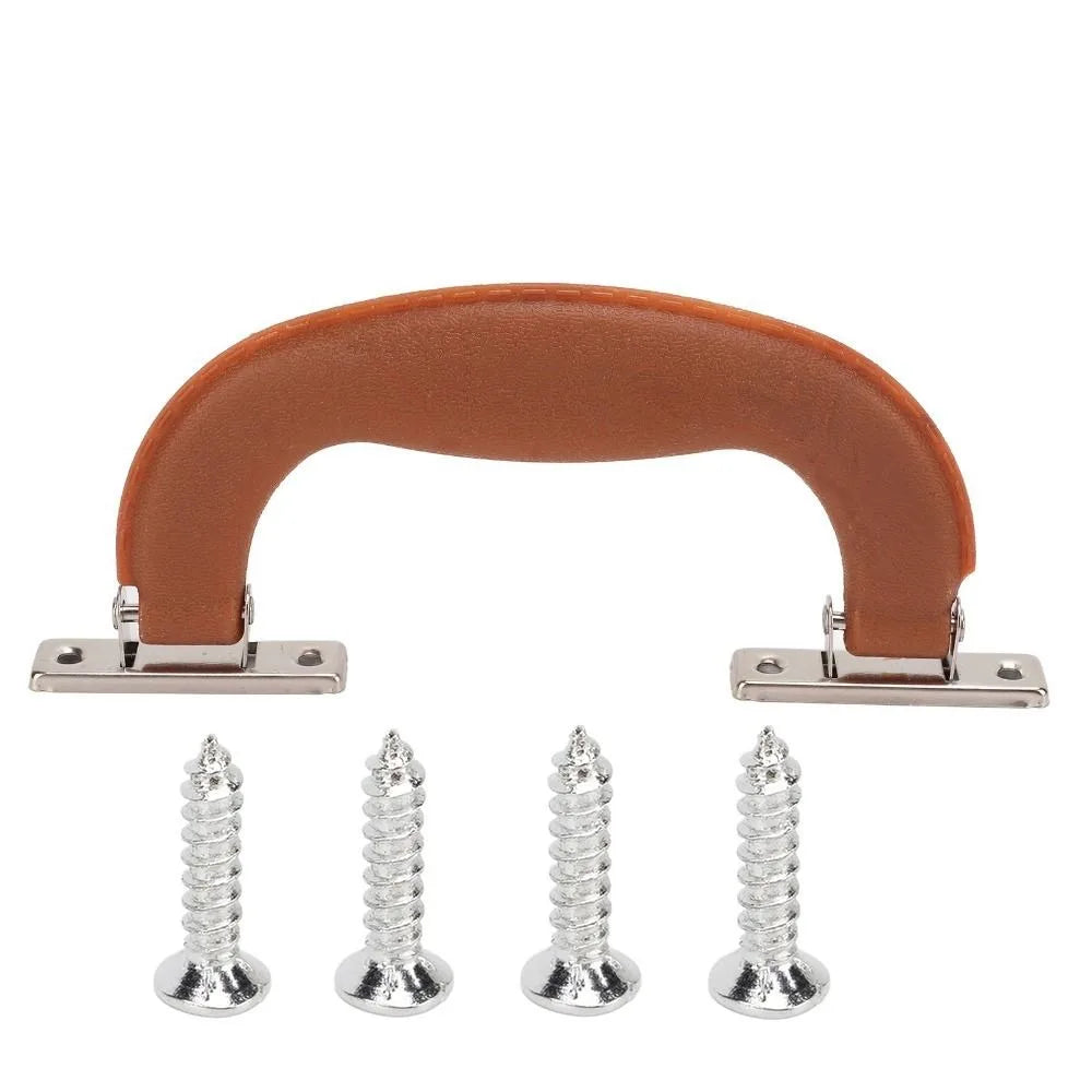Vintage Luggage Handles 5-Set | Plastic & Iron Suitcase Grips
