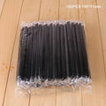 100pcs Wide Bubble Boba Milk Tea Straws – Thick Smoothie Straws Drinking Straws Nixie BK