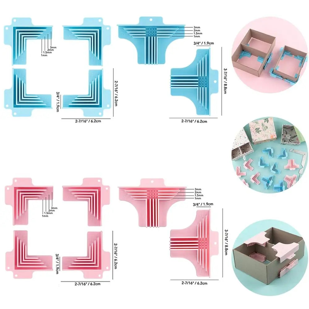 Corner Assembly Clamps for Scrapbooking & Paper Crafts 4/6Pcs