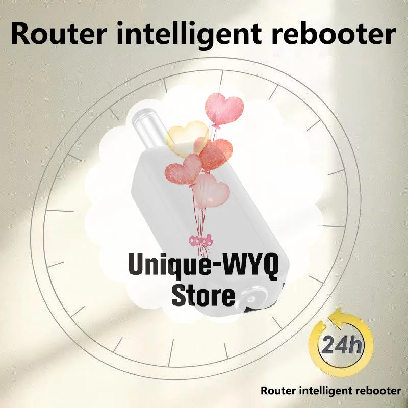 DC WiFi Auto Reboot Device 24H Smart Router Restart Tool Router Reboot Controller Nixie Default Title