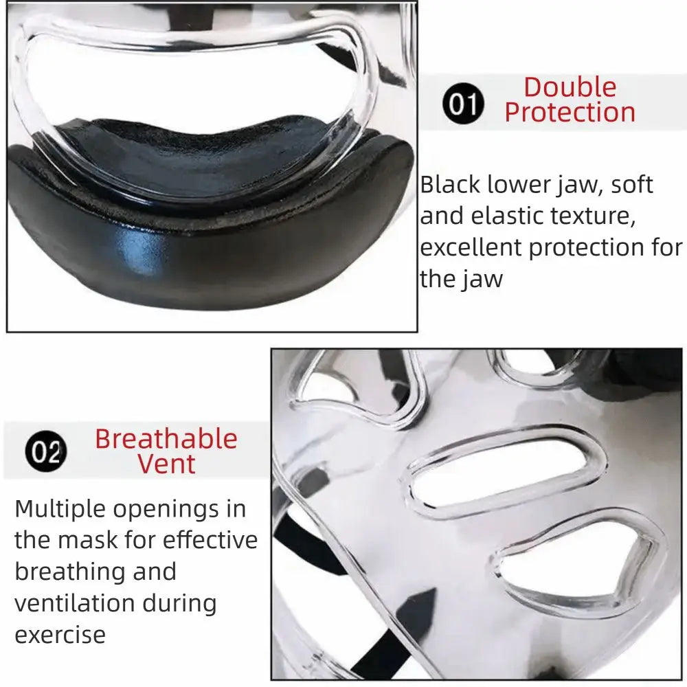 Taekwondo Face Shield – Adjustable Protective Face Guard