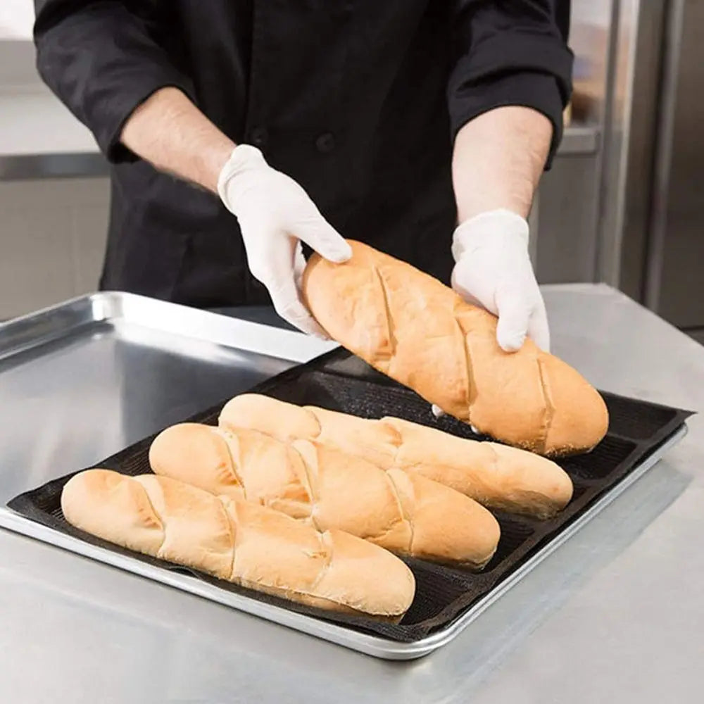 Non-Stick Silicone Baguette Mold | Perforated French Bread Pan Silicone Bread Mold Nixie