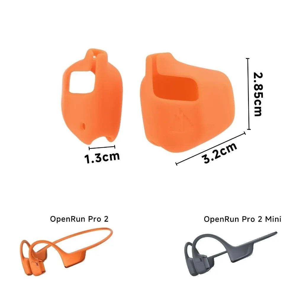Silicone Protective Cover for Shokz OpenRun Pro 2 Headphones Headphone Protective Case Nixie