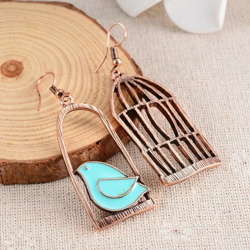 Butterfly Rainbow Wing Drop Earrings – Fairy Bridal Jewelry Drop Earrings Nixie