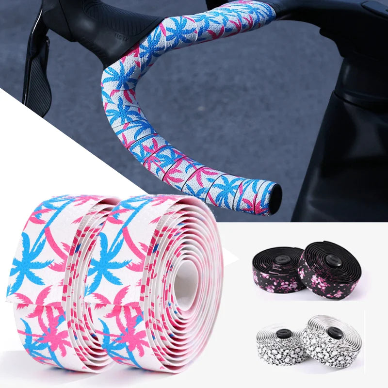 Road Bike Handlebar Tape Anti-Slip Thickened PU EVA Bar Wrap Handlebar Bar Tape Nixie