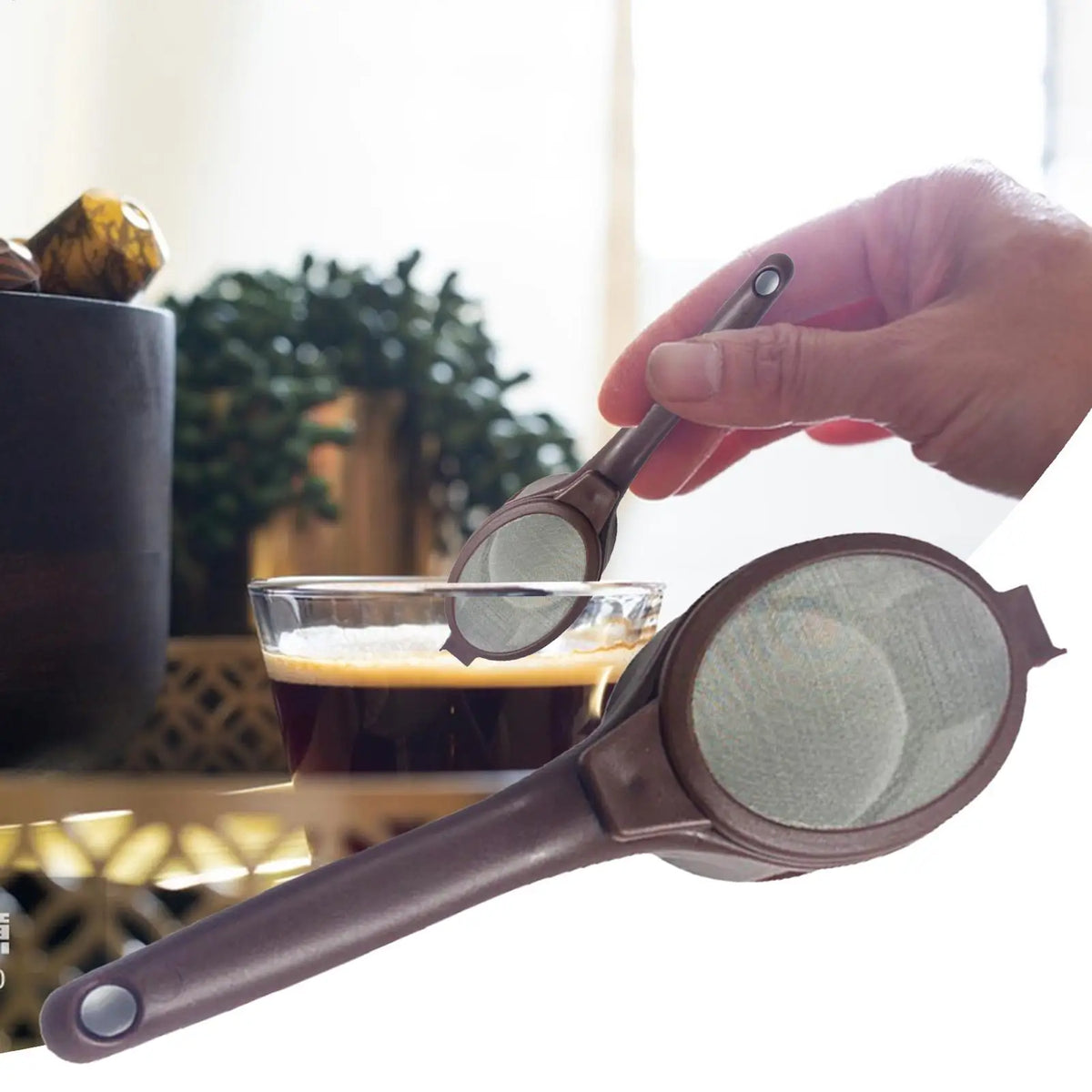 Reusable Fine Mesh Coffee Filter Spoon & Tea Infuser