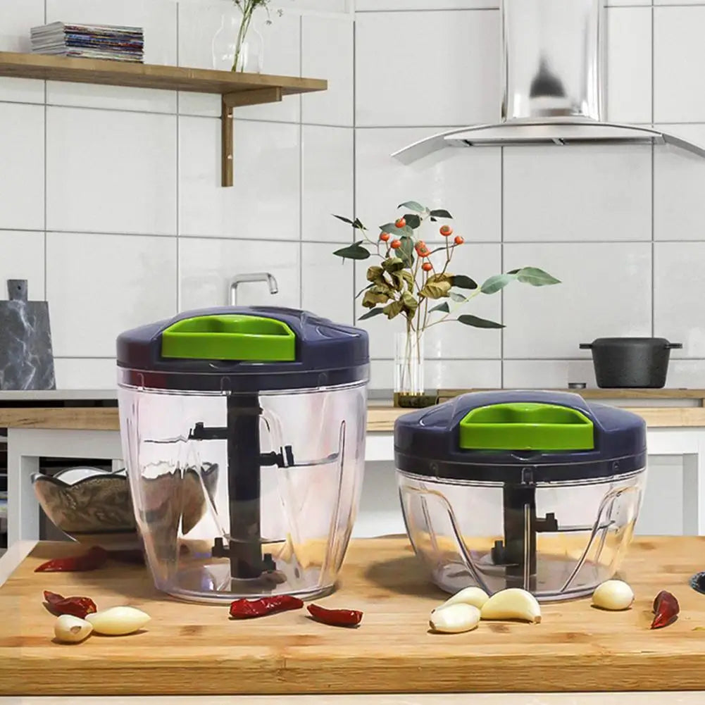 Manual Food Chopper – Sharp Stainless Steel Blades | Nixie Manual Food Chopper Nixie