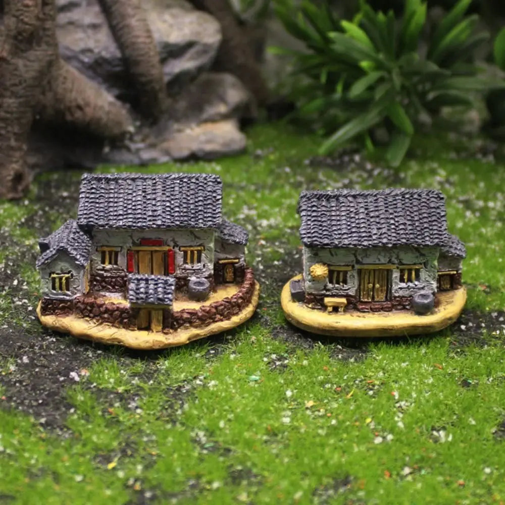 Resin Chinese Archway Miniature Figurine | DIY Home Decor Resin Miniature Figurine Nixie