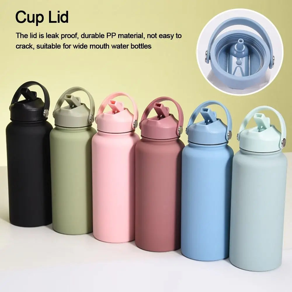 BPA-Free Wide Mouth Bottle Replacement Lid with Spout & Handle Bottle Replacement Lid Nixie