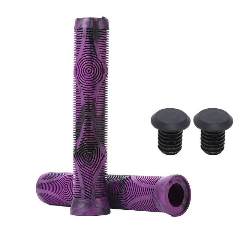 BUCKLOS 160mm MTB Bike Handlebar Grips – Anti-Slip Rubber Bike Handlebar Grips Nixie 160-PURPLE