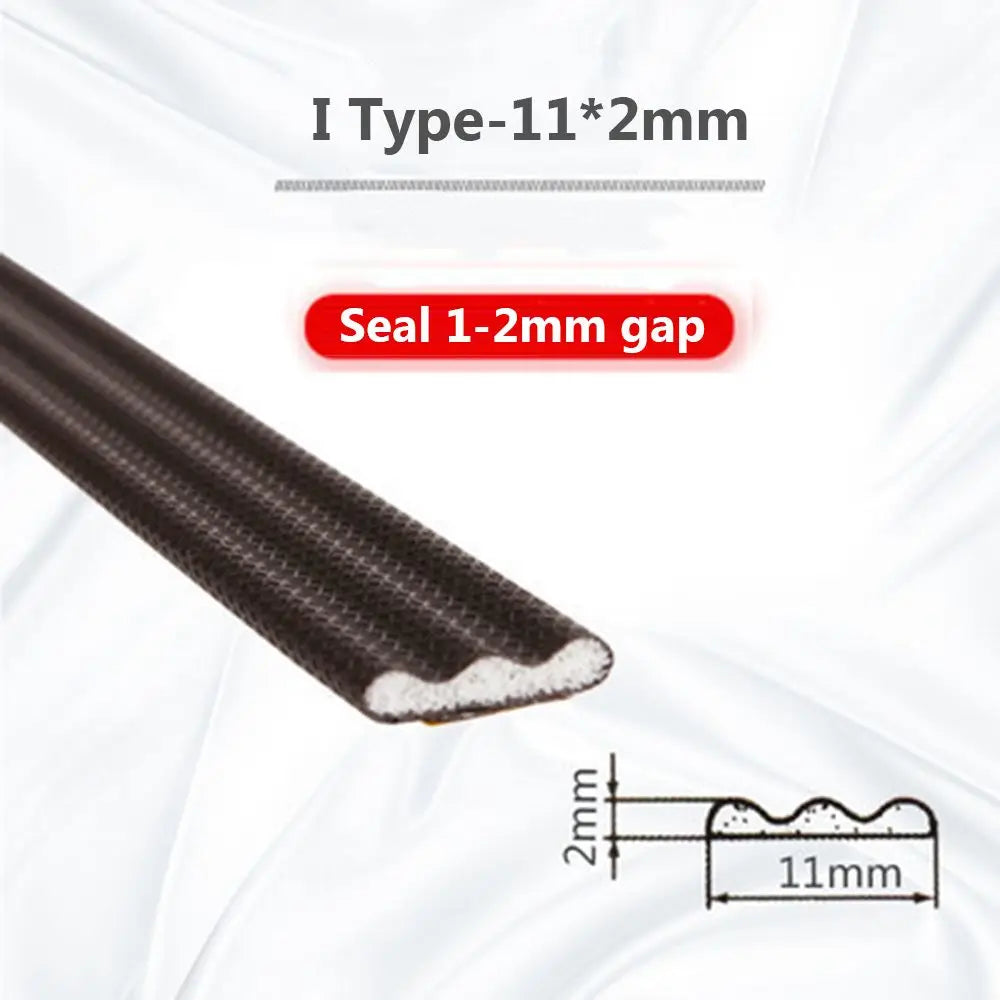 5M PU Foam Door Seal Strip Weather Stripping Draught Excluder Door Seal Strip Nixie I