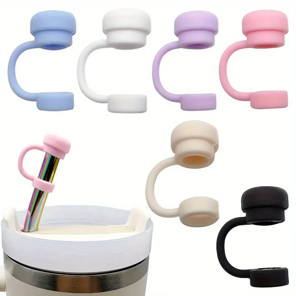 Silicone Straw Topper Cap – Leak-Proof Dust Cover for Tumblers Straw Topper Cap Nixie