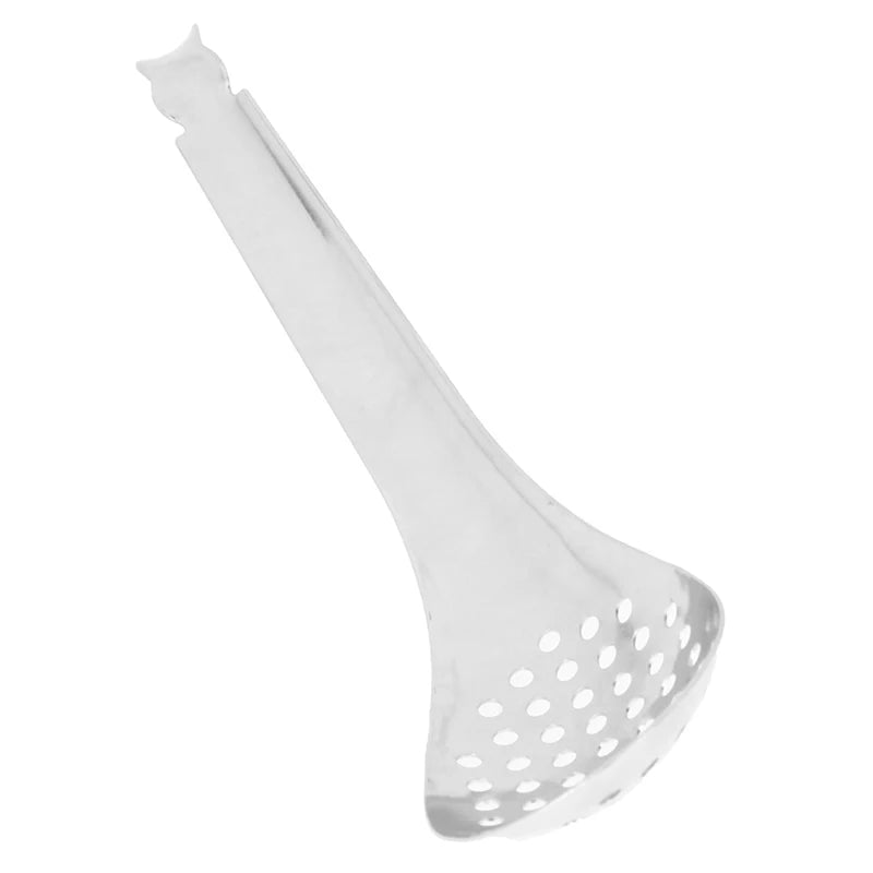 56-Hole Stainless Steel Caviar Spoon & Egg Yolk Separator Kitchen Strainer Spoon Nixie