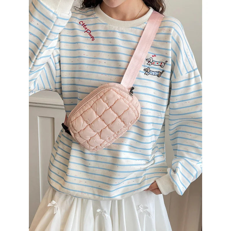 Korean Nylon Crossbody Mini Bag – Lightweight Women's Satchel Crossbody Mini Bag Nixie