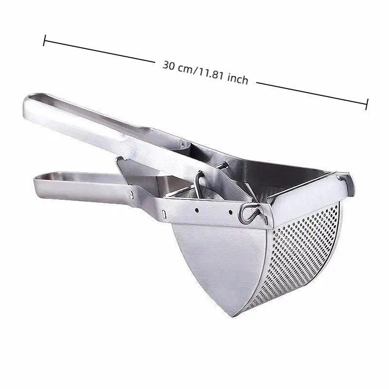Stainless Steel Potato Ricer & Masher – Heavy Duty | Nixie Potato Ricer Nixie