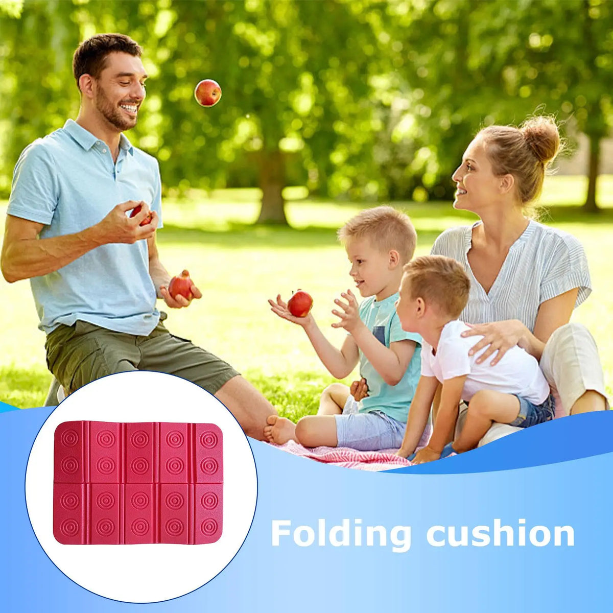 Foldable XPE Foam Seat Cushion – Waterproof Outdoor & Shower Mat Folding Seat Cushion Nixie