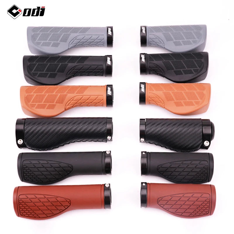 ODI Ergonomic Lock-On MTB Bike Grips — Rubber Handlebar Bike Handlebar Grips Nixie