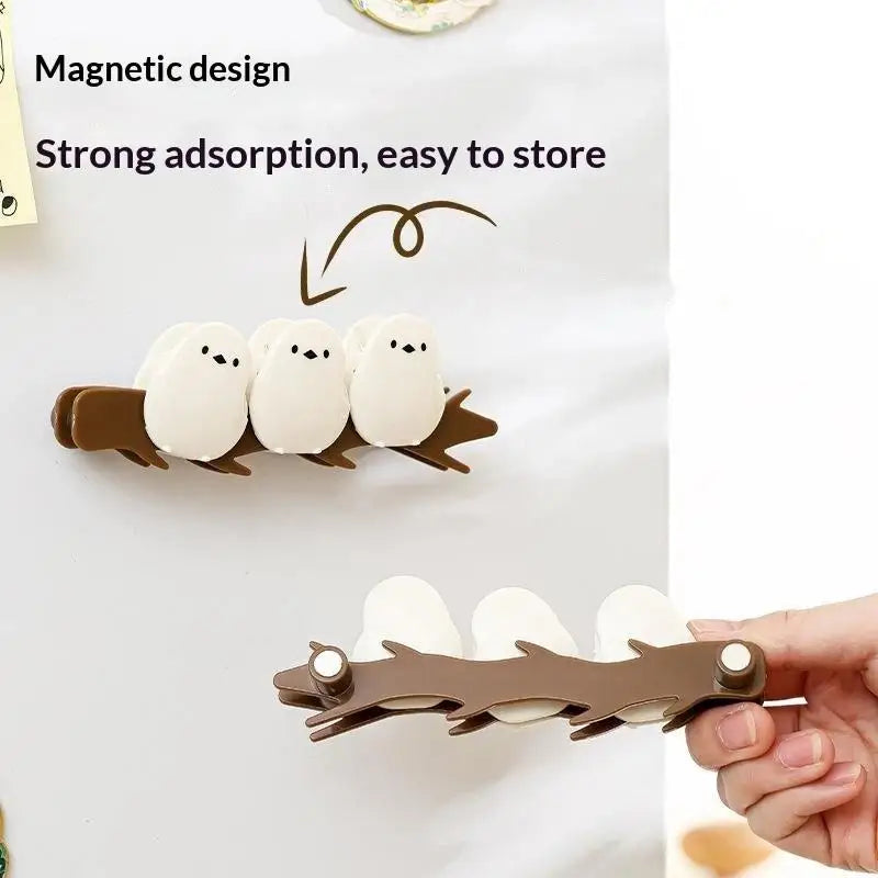 Bird-Shaped Magnetic Food Bag Sealing Clips with Branch Base Food Sealing Clips Nixie Default Title