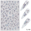 3D Butterfly Holographic Nail Art Stickers – DIY Foil Decals Nail Art Stickers Nixie H