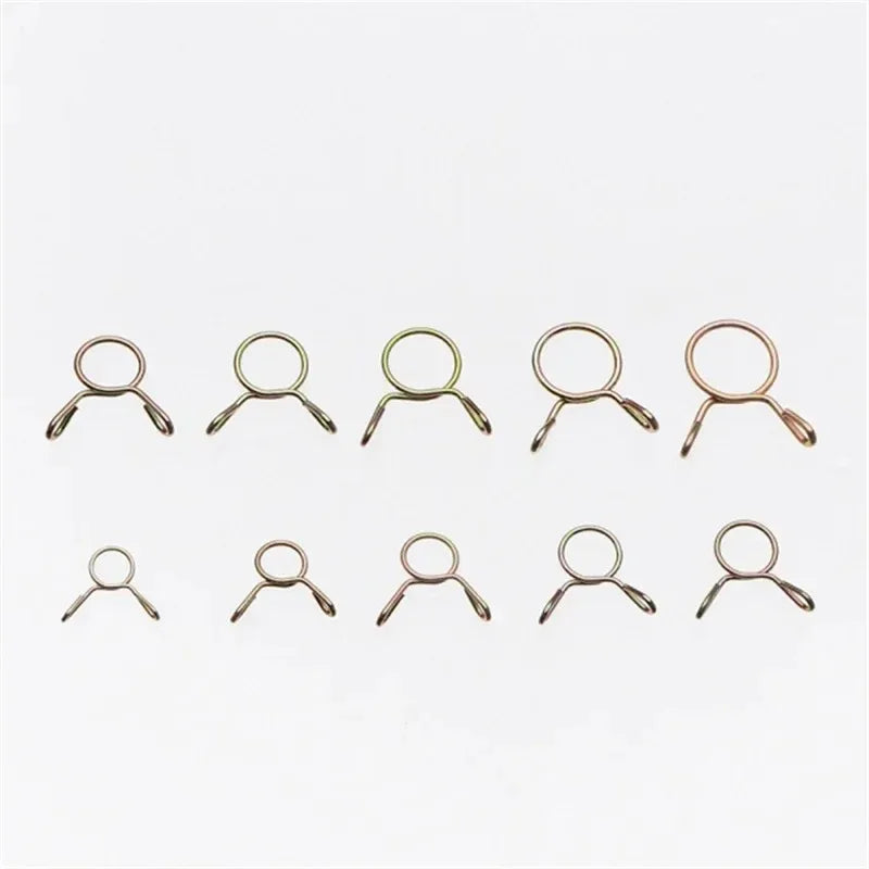 250/126PCS Spring Hose Clips 5–14mm Fuel Pipe Clamps Motorcycle Hose Clamp Set Nixie