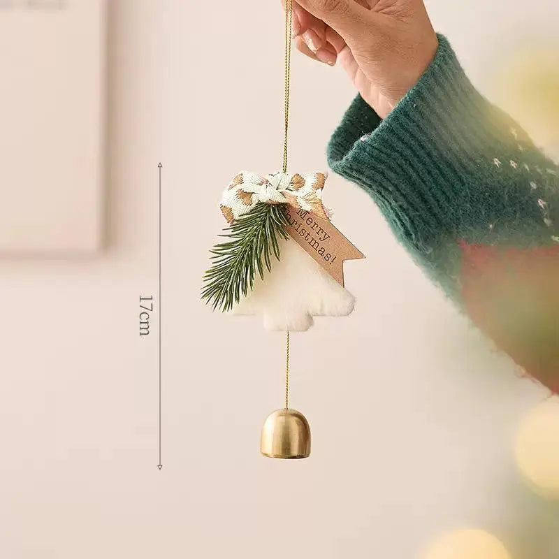 Christmas Tree Hanging Bell Wind Chime Holiday Decoration