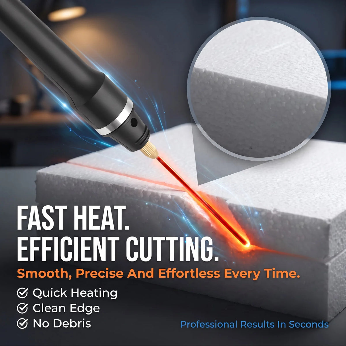 3-in-1 Hot Wire Foam Cutter Kit – Electric Styrofoam Pen Foam Cutter Kit Nixie