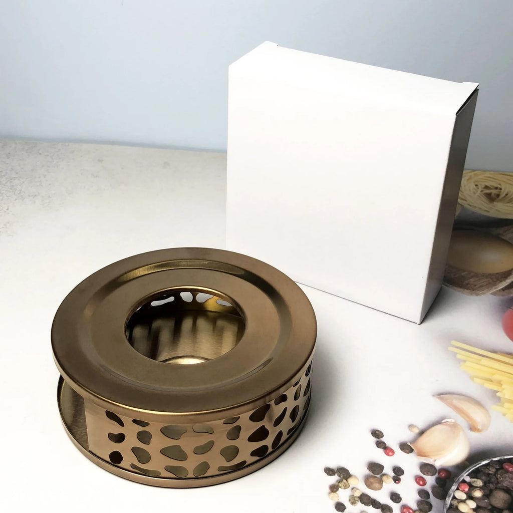 Stainless Steel Tea & Coffee Warmer – Home, Office & Café